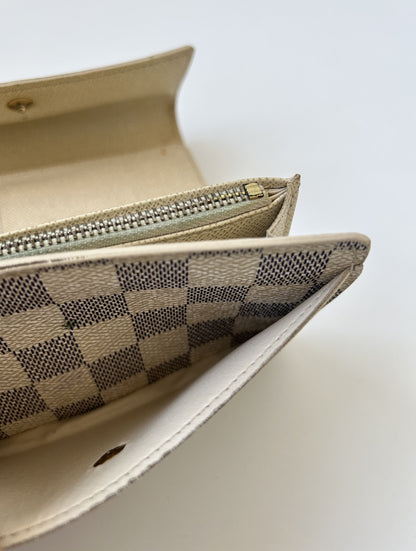 Louis vuitton damier azur folding wallet