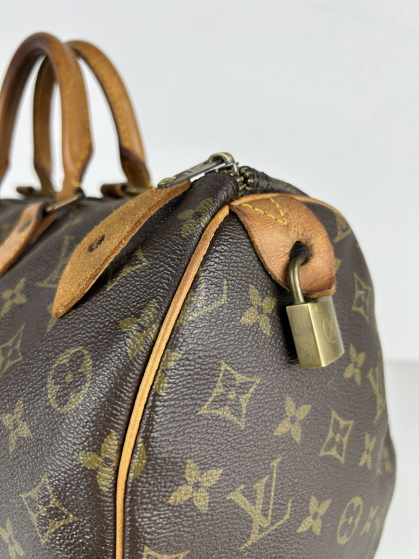 Vintage 80s Louis Vuitton monogram speedy 35 boston bag