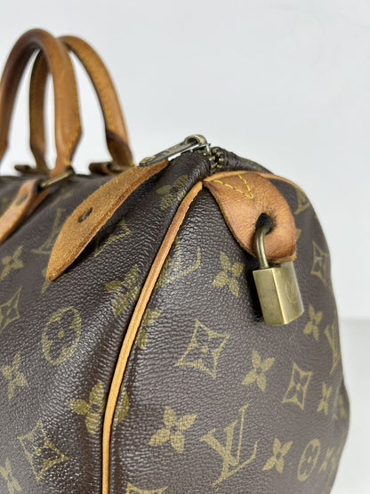 Vintage 80s Louis Vuitton monogram speedy 35 boston bag