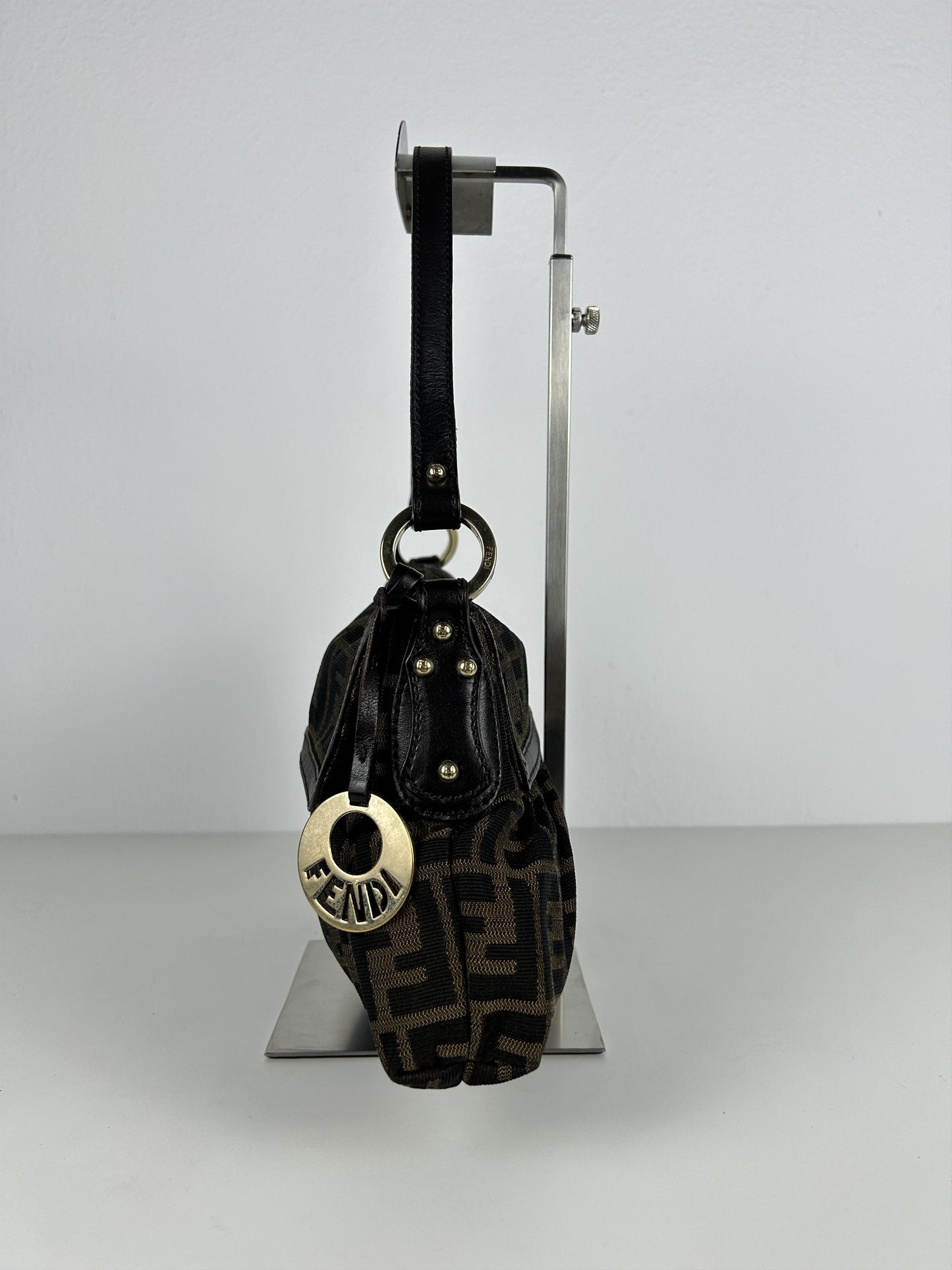 Fendi zucca monogram canvas chef bag baguette