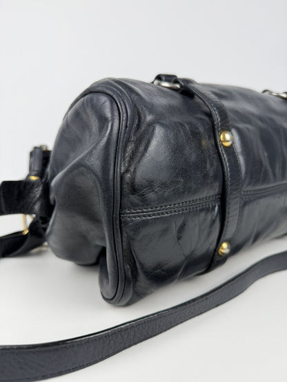Miu miu vitello bow bag in deep navy
