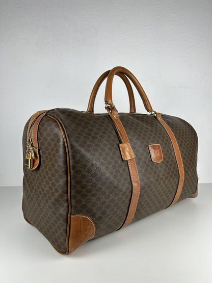 Vintage 90s Celine macadam monogram boston bag