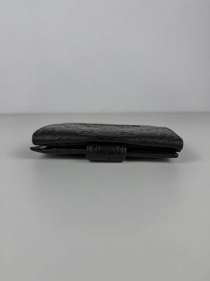 Gucci guccissima leather trifold wallet