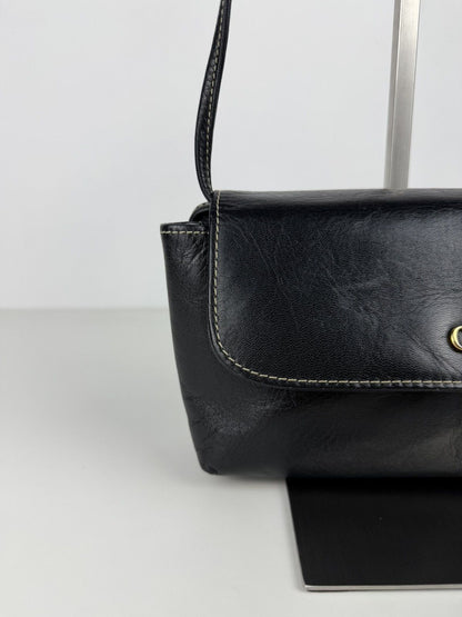 Vintage 80s Christian Dior leather shoulder/ crossbody bag