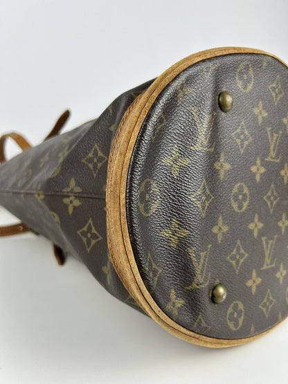 Vintage Louis Vuitton monogram bucket GM handbag