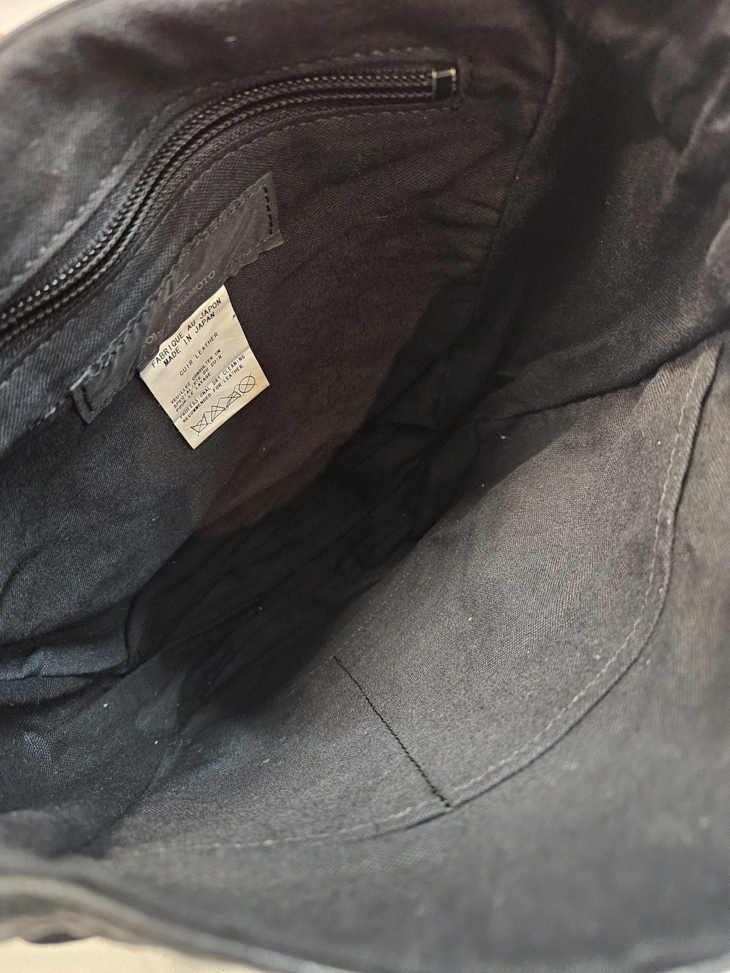 Y's Yohji Yamamoto leather shoulder/ crossbody bag