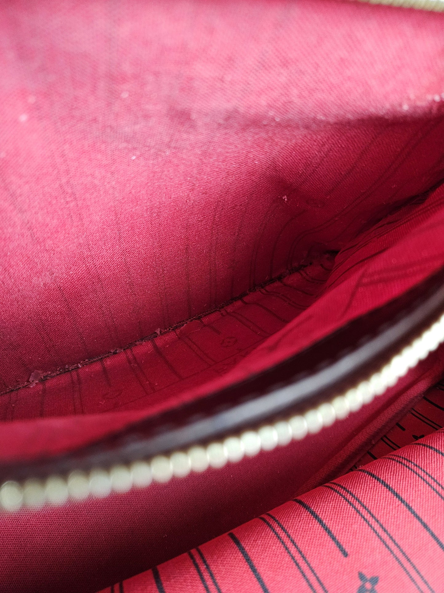 Louis Vuitton damier ebene neverfull mm tote bag