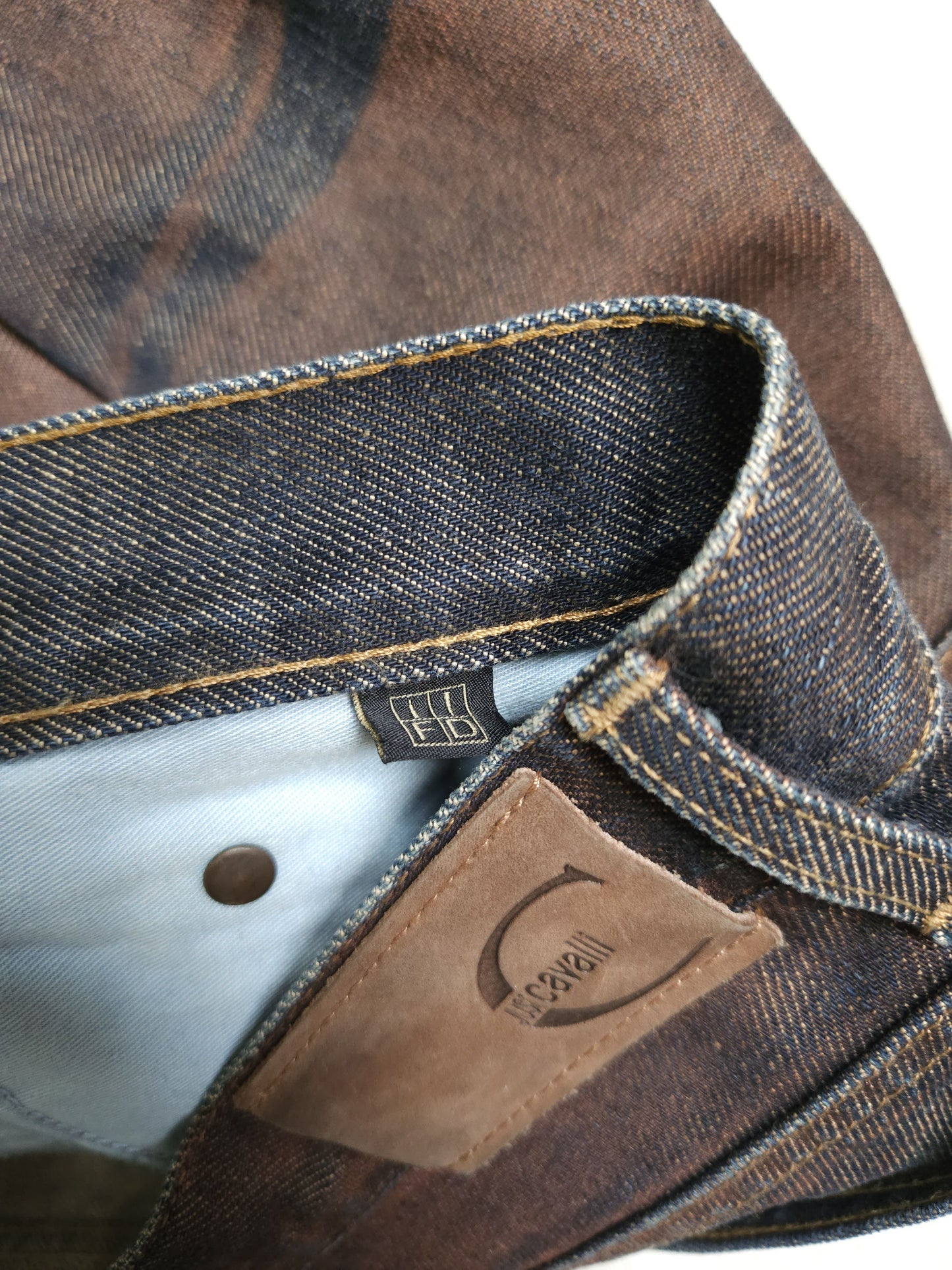 Archive y2k just cavalli overdyed slim denim