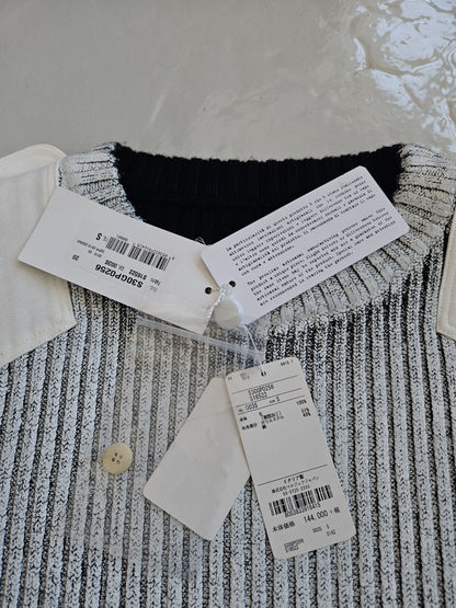 AW2018 Maison Margiela handpainted ribbed sweater