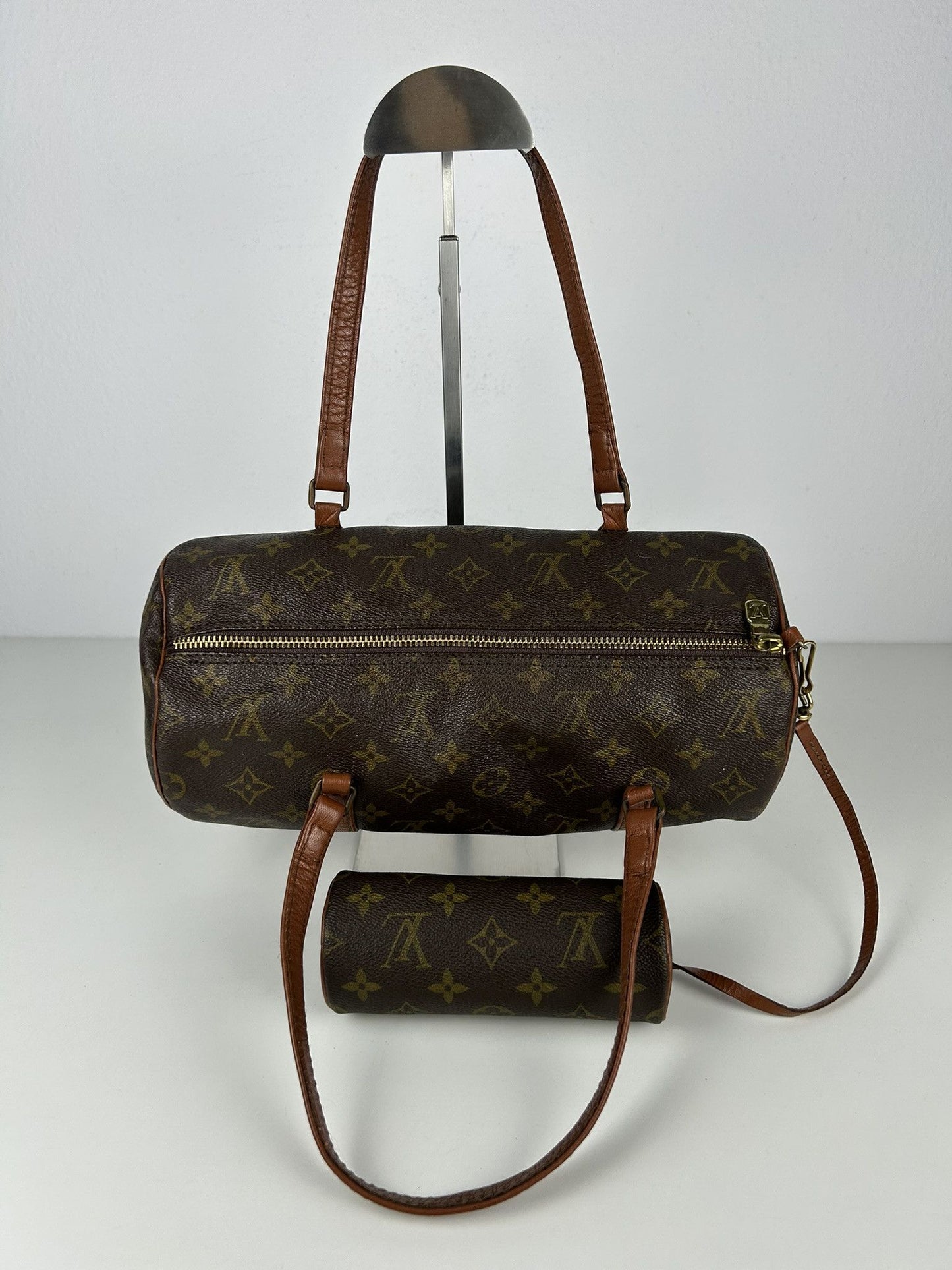 Louis Vuitton monogram papillon 30 mini boston bag