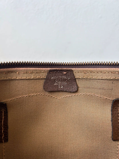 Vintage 70s-80s Gucci monogram Boston duffle bag