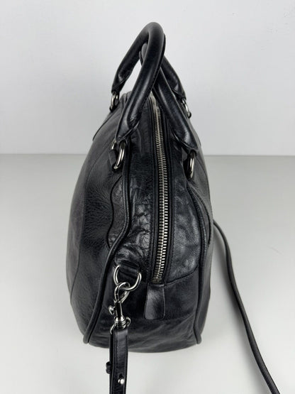 Miu Miu leather bowling bag