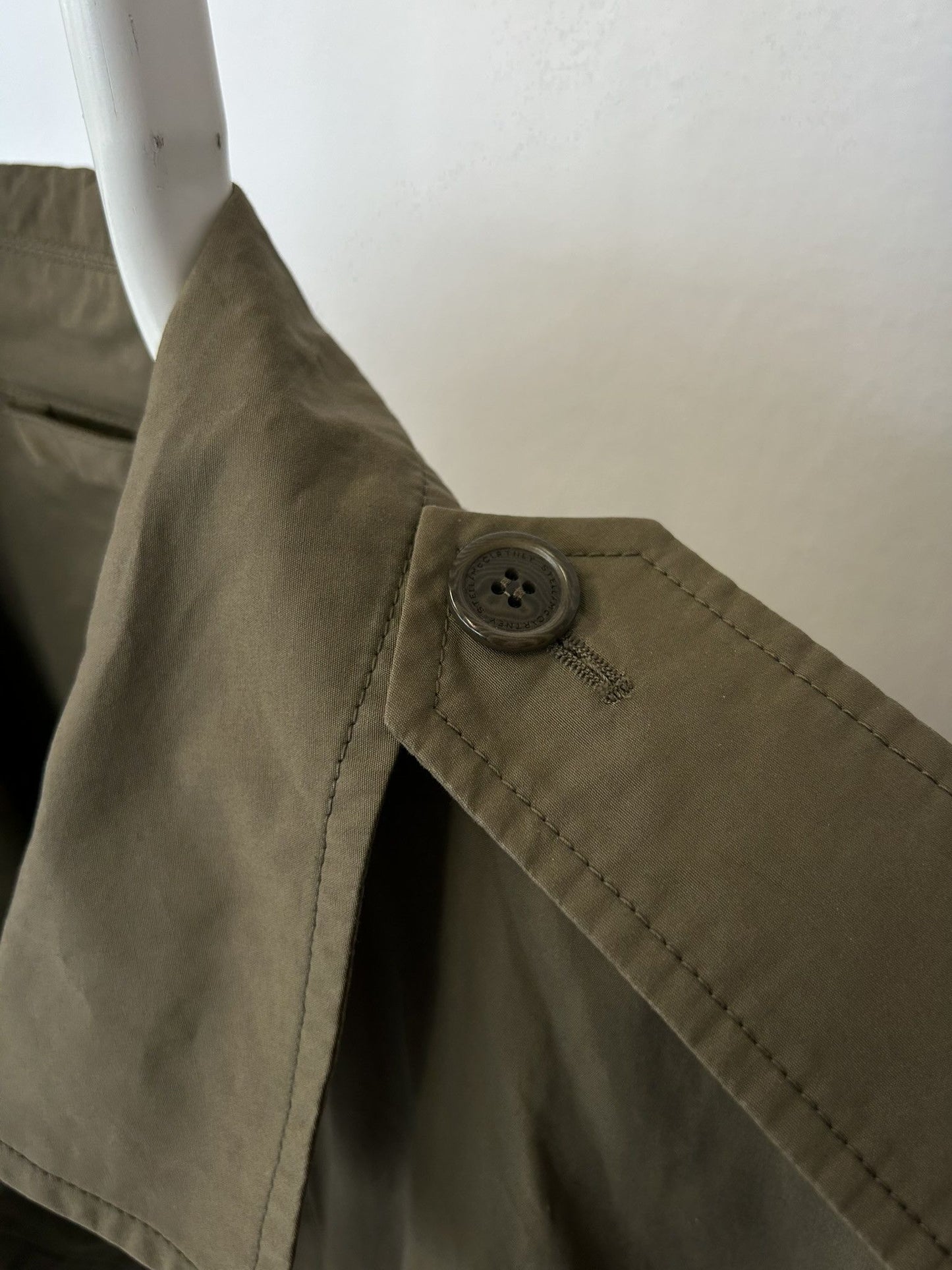 2019 Stella McCartney oversized layered trench coat