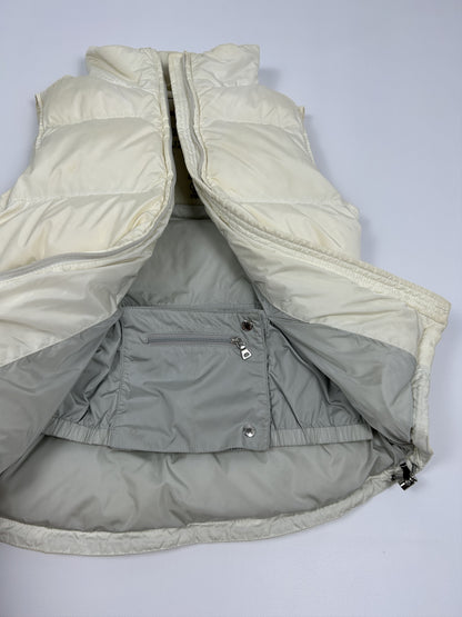 Vintage y2k archive Prada sport red tab hooded puffer vest