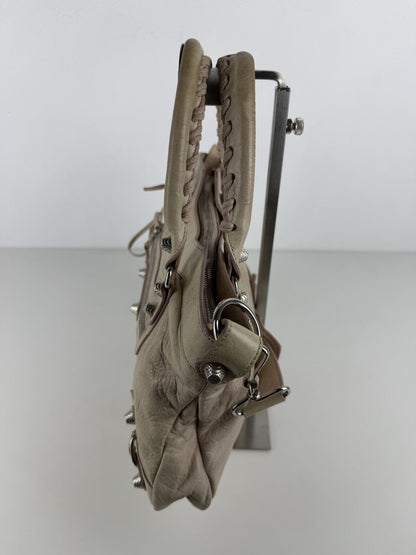 Balenciaga the first bag giant silver hardware