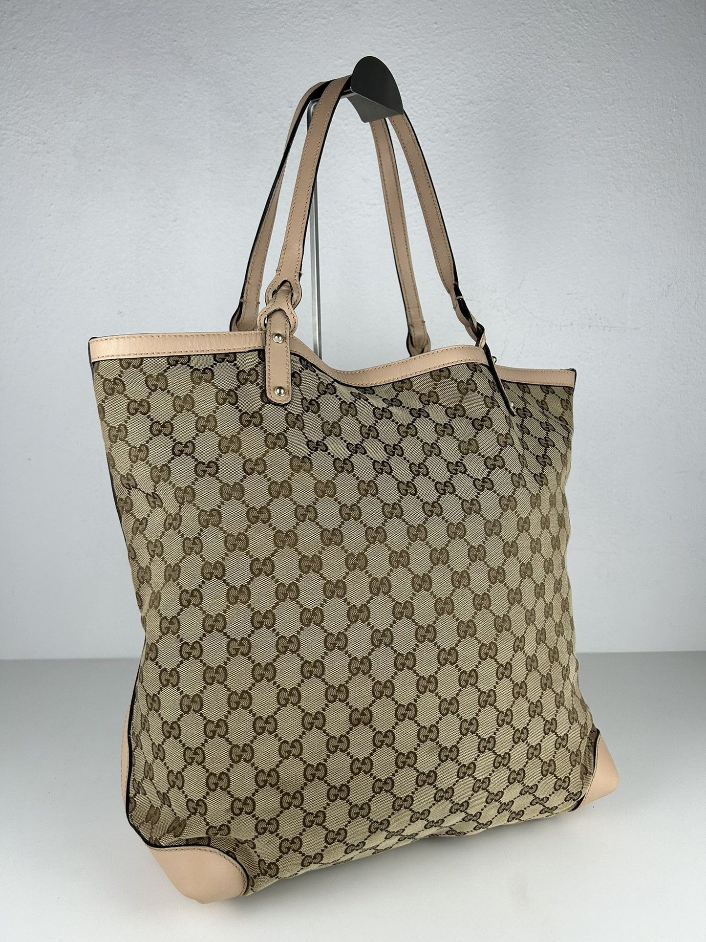 Gucci GG monogram canvas tote bag with pouch