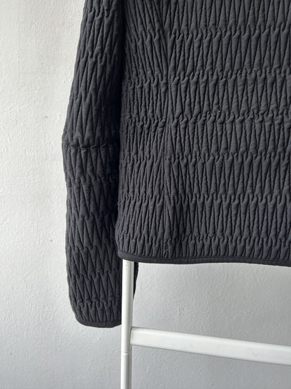 Archive AW2011 Prada pleated full zip sweatshirt