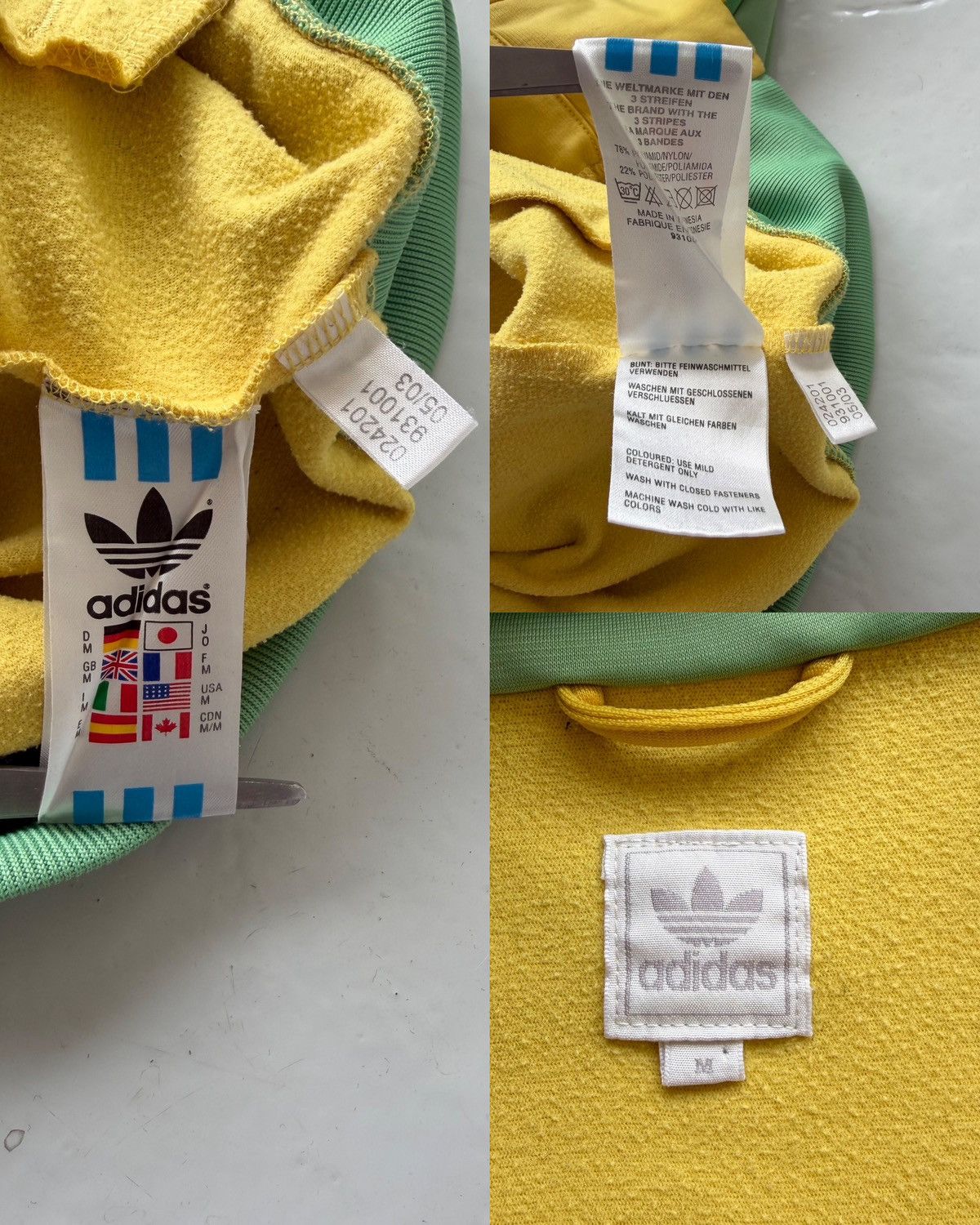 Vintage y2k Adidas Zimbabwe trefoil track jacket