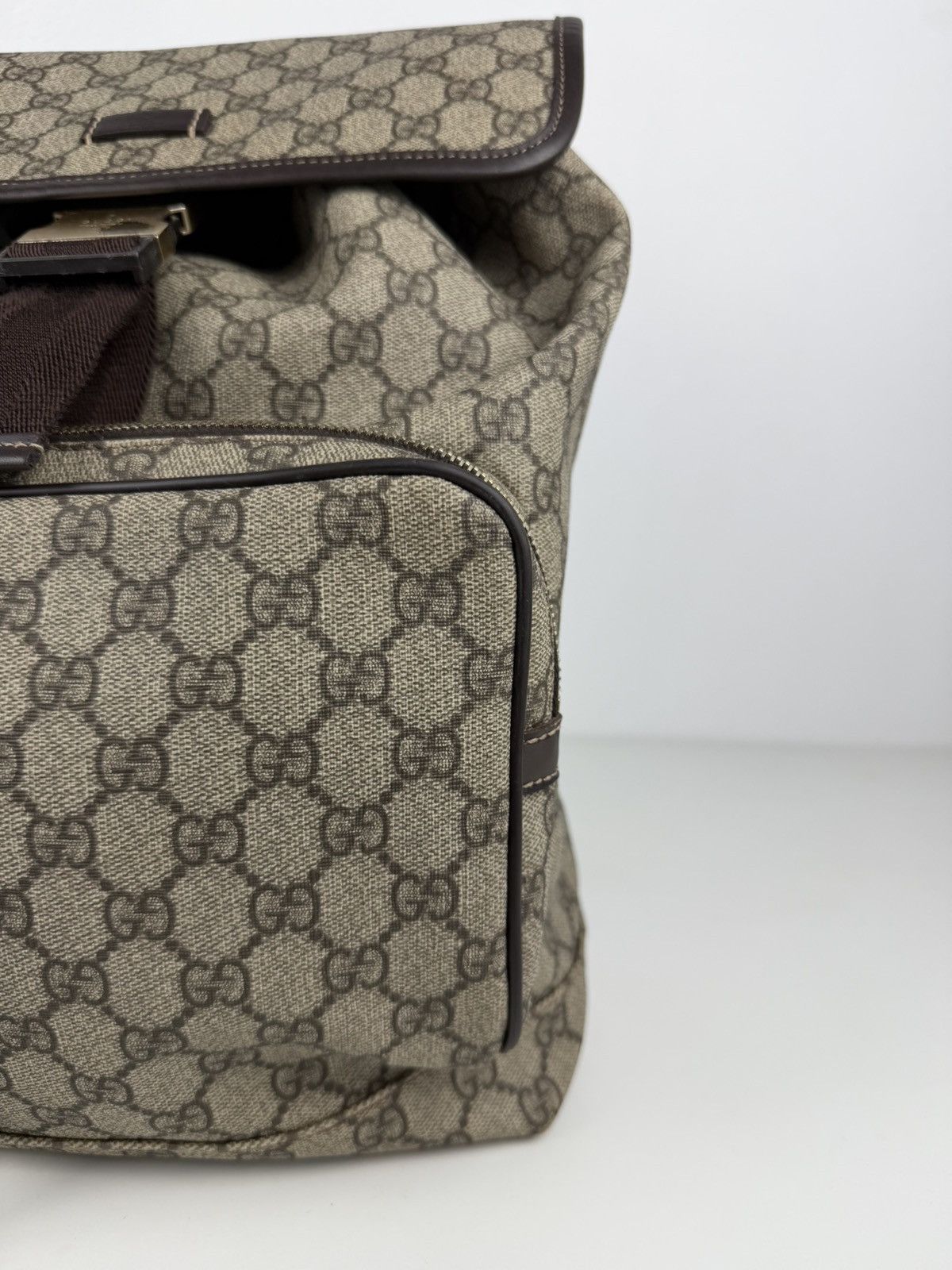 Gucci GG supreme canvas monogram backpack