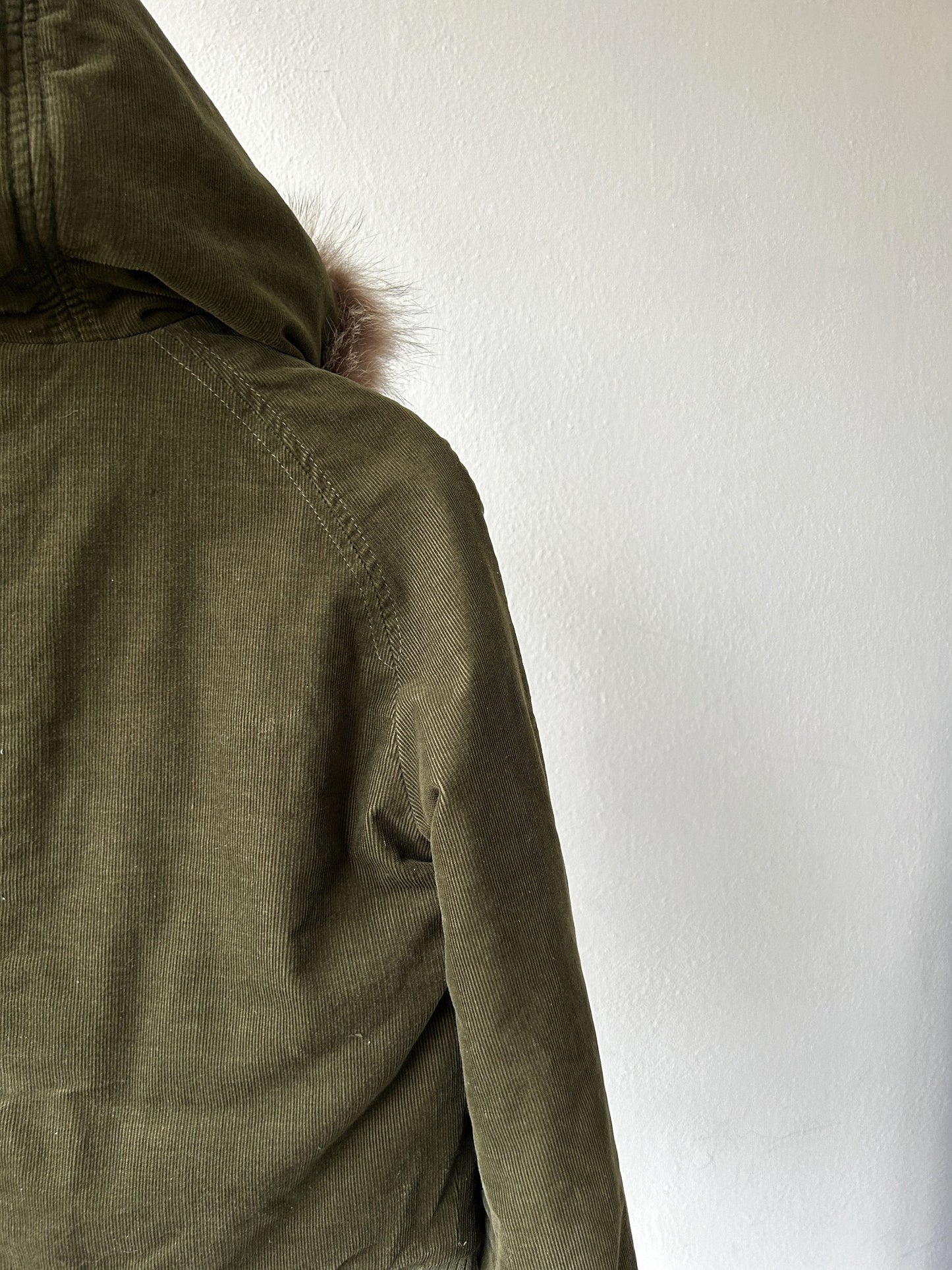 Archive y2k Dolce Gabbana corduroy hooded bomber