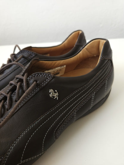 2010 Puma speed cat re-luxe cavallino in chocolate brown