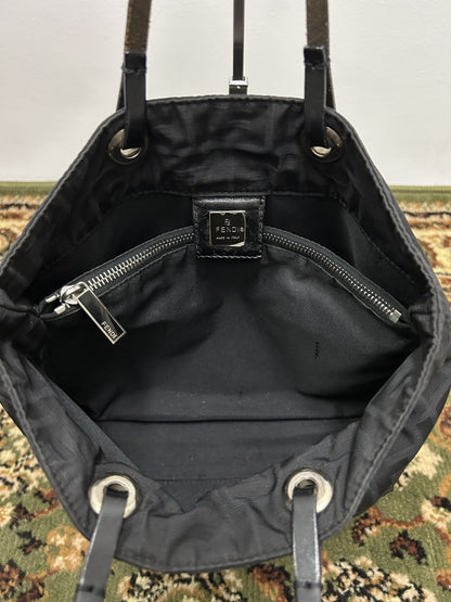 Vintage y2k fendi ff zucchino monogram tote bag