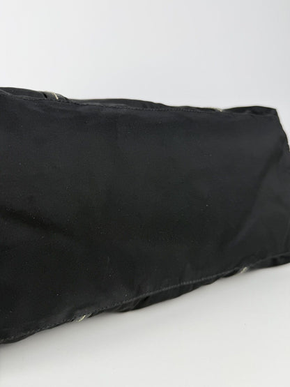 Prada tessuto nylon triangle logo tote bag