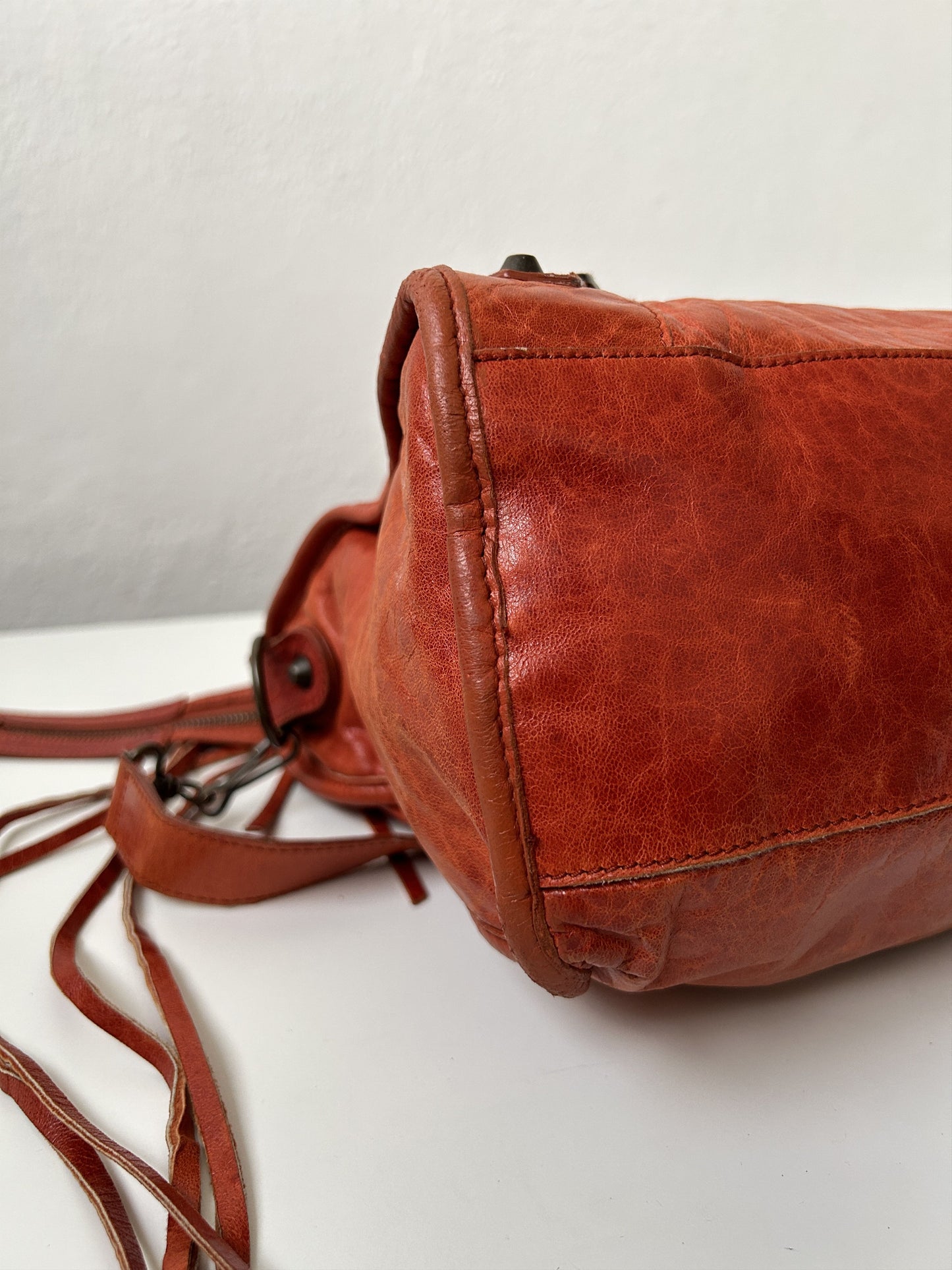 Balenciaga city bag in pumpkin spice