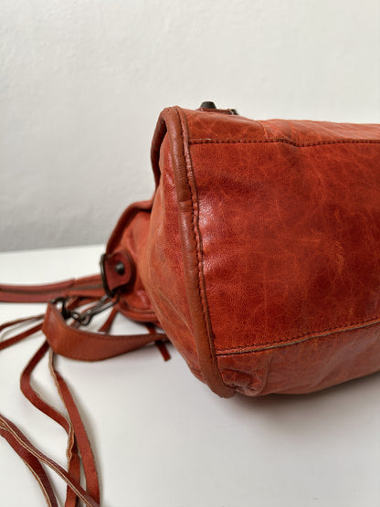 Balenciaga city bag in pumpkin spice