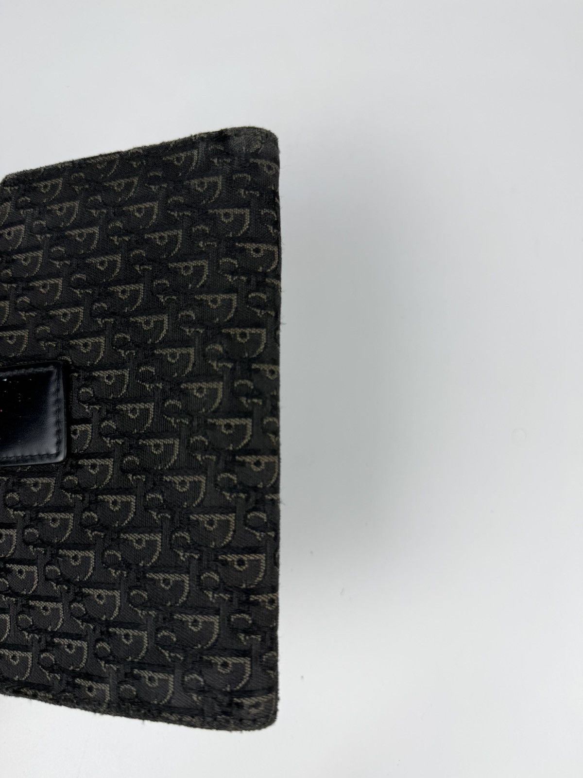 Dior John Galliano era street chic monogram long trifold wallet