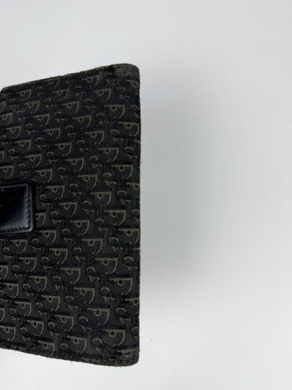 Dior John Galliano era street chic monogram long trifold wallet
