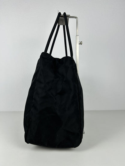 Vintage y2k prada tessuto city nylon triangle logo handbag