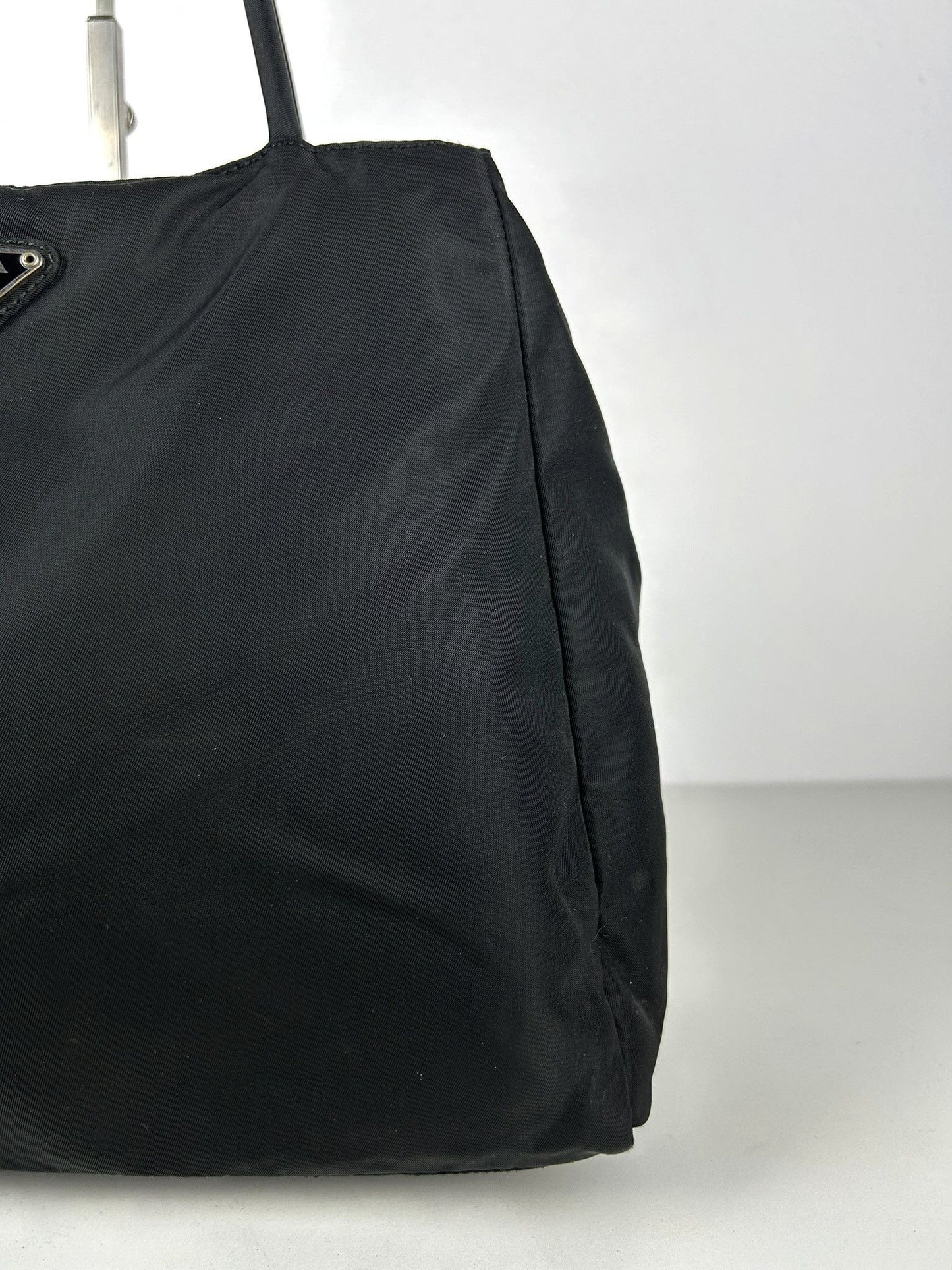 Vintage y2k prada tessuto city nylon triangle logo handbag