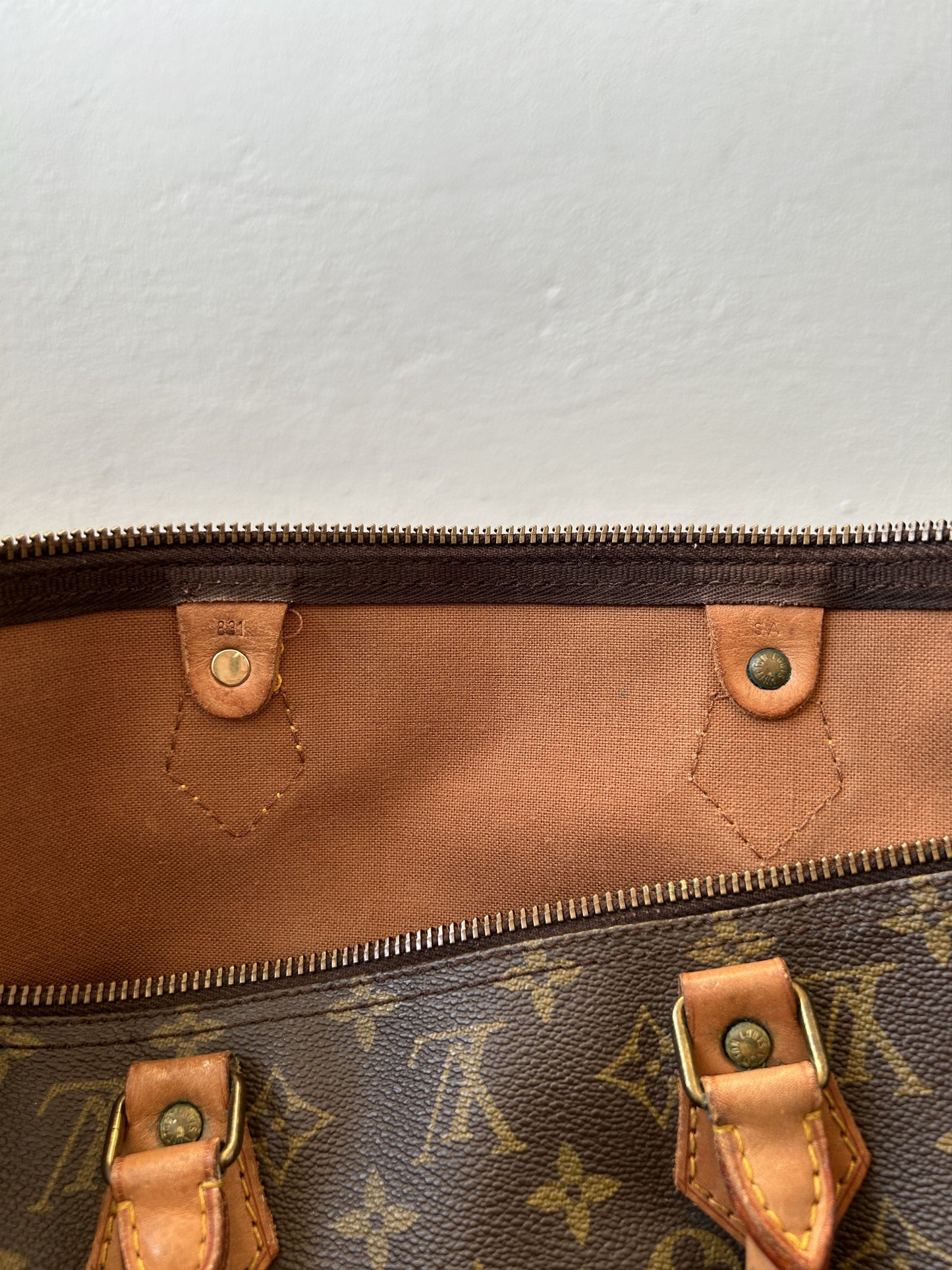 Vtg 80s Louis Vuitton monogram speedy 40 boston bag