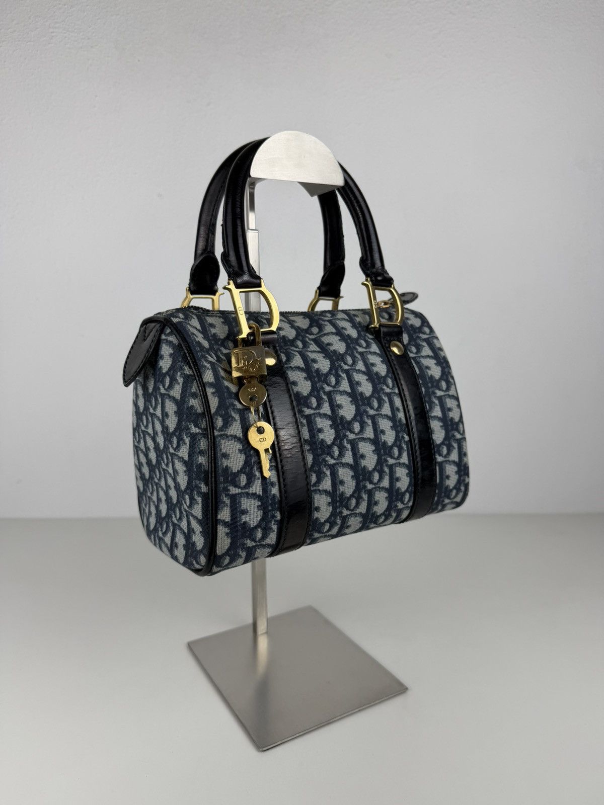 Vintage y2k Dior trotter oblique mini boston bag