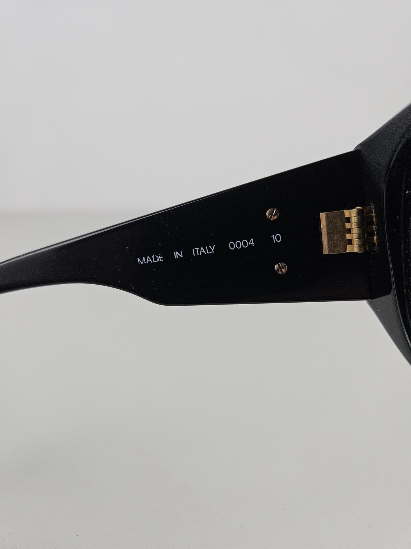 Vintage 90s Chanel 0004 10 oversized CC logo sunglasses