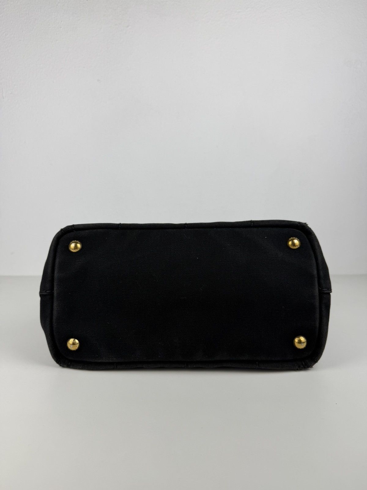 Prada canapa canvas tote small