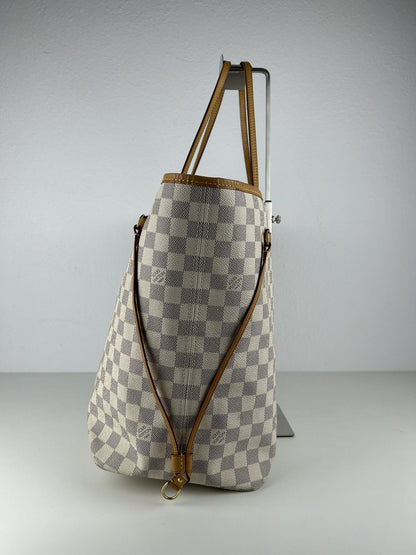 Louis Vuitton damier azur neverfull gm tote bag
