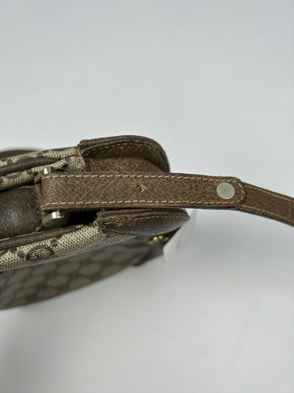 Vintage 80s Gucci GG monogram shoulder/ crossbody bag