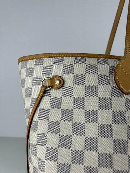 Louis Vuitton damier azur neverfull gm tote bag