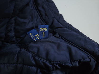 Ralph Lauren quilted embroidered logo jacket