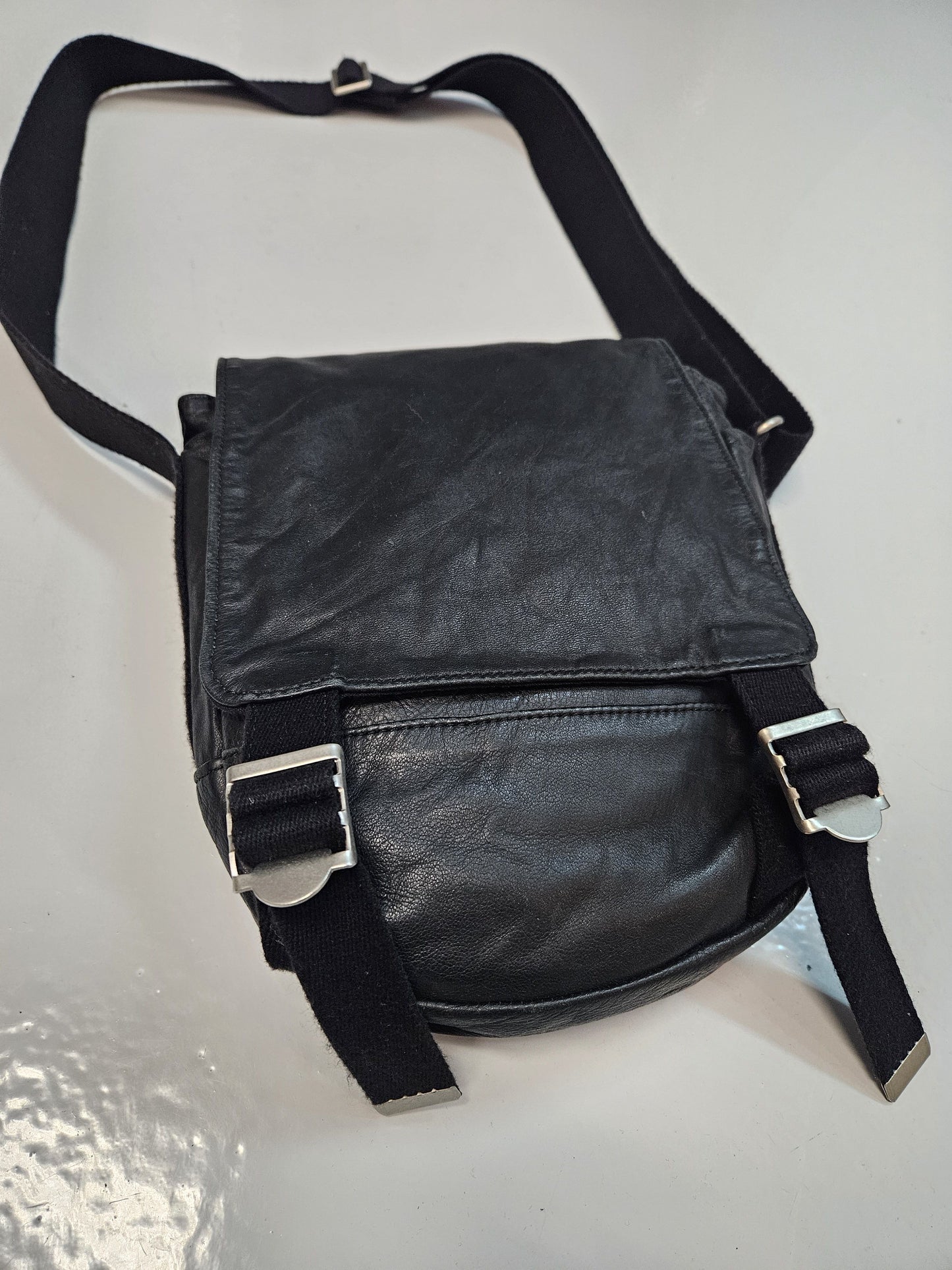 Y's Yohji Yamamoto leather shoulder/ crossbody bag