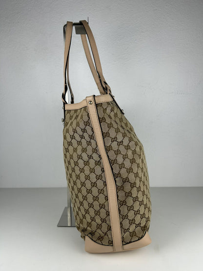 Gucci GG monogram canvas tote bag with pouch