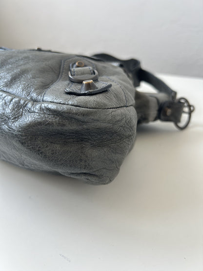 Balenciaga first bag in dark gray