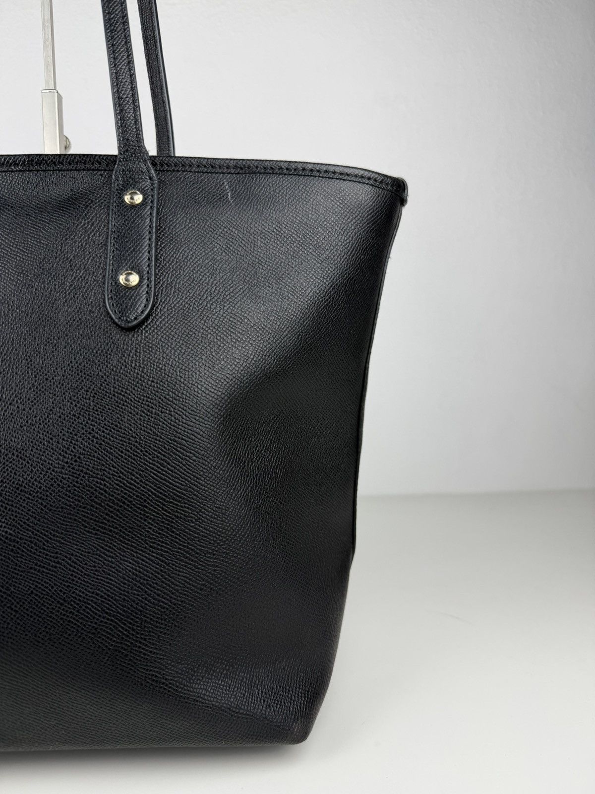 Coach crossgrain leather city tote bag