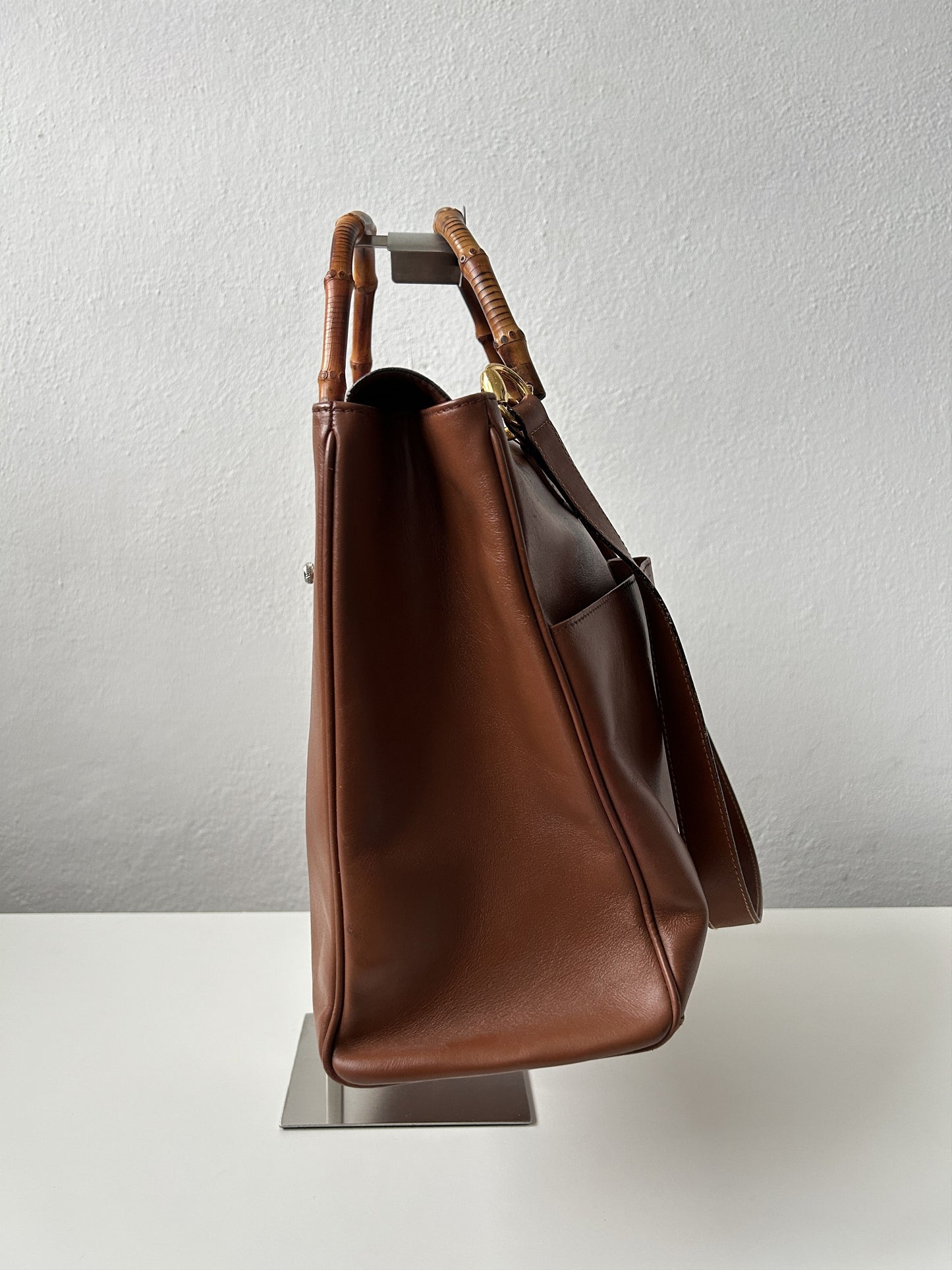 Vintage 80s gucci bamboo Diana handbag