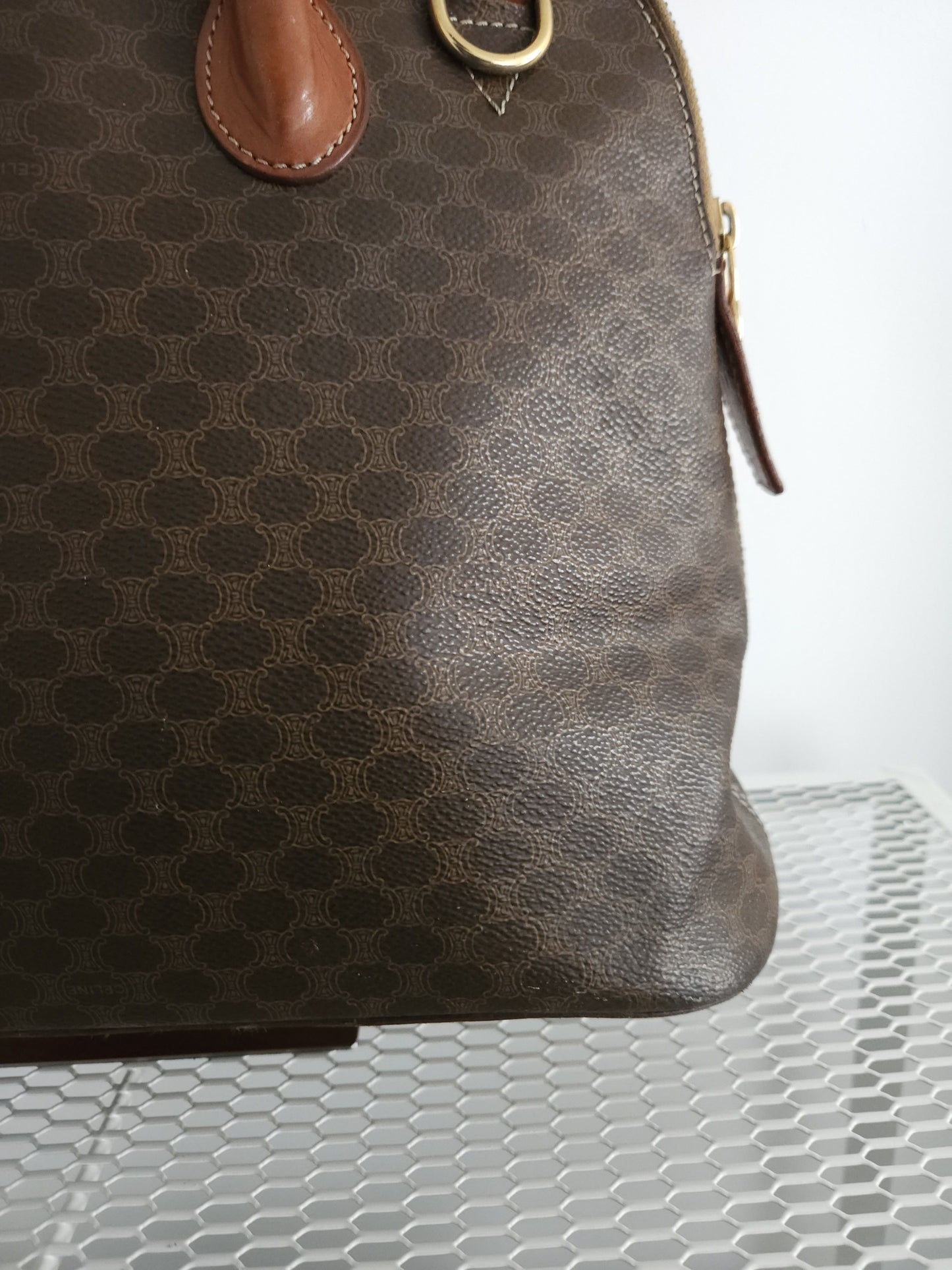 Vintage 90s Celine macadam handbag