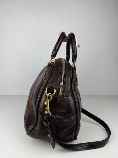 Miu Miu vitello leather bowling bag