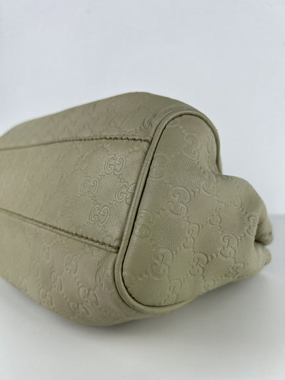 Gucci guccissima sukey medium size leather handbag