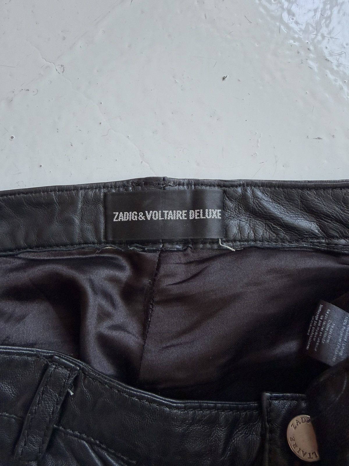 Zadig & Voltaire angie deluxe leather pants